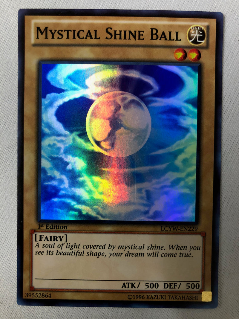 Yugioh Mystical Shine Ball LCYW-EN229 Super Rare 1st Edition NM