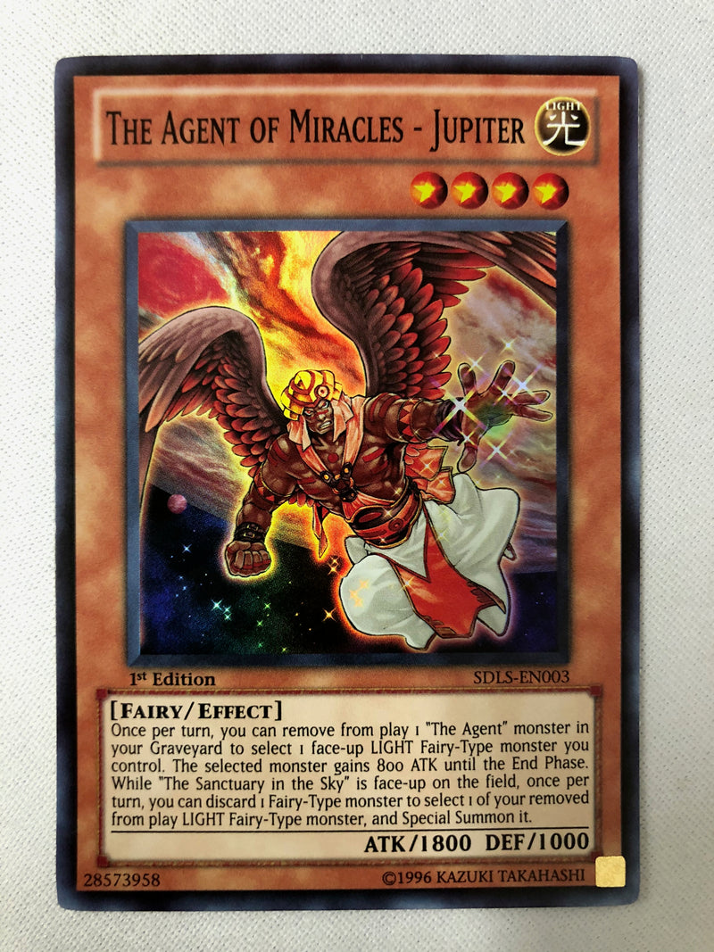 Yugioh The Agent of Miracles - Jupiter SDLS-EN003 Super Rare 1st Edition NM