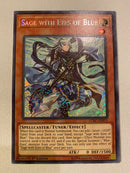 Yugioh Sage with Eyes of Blue LCKC-EN015 1st Edition Secret Rare Near Mint