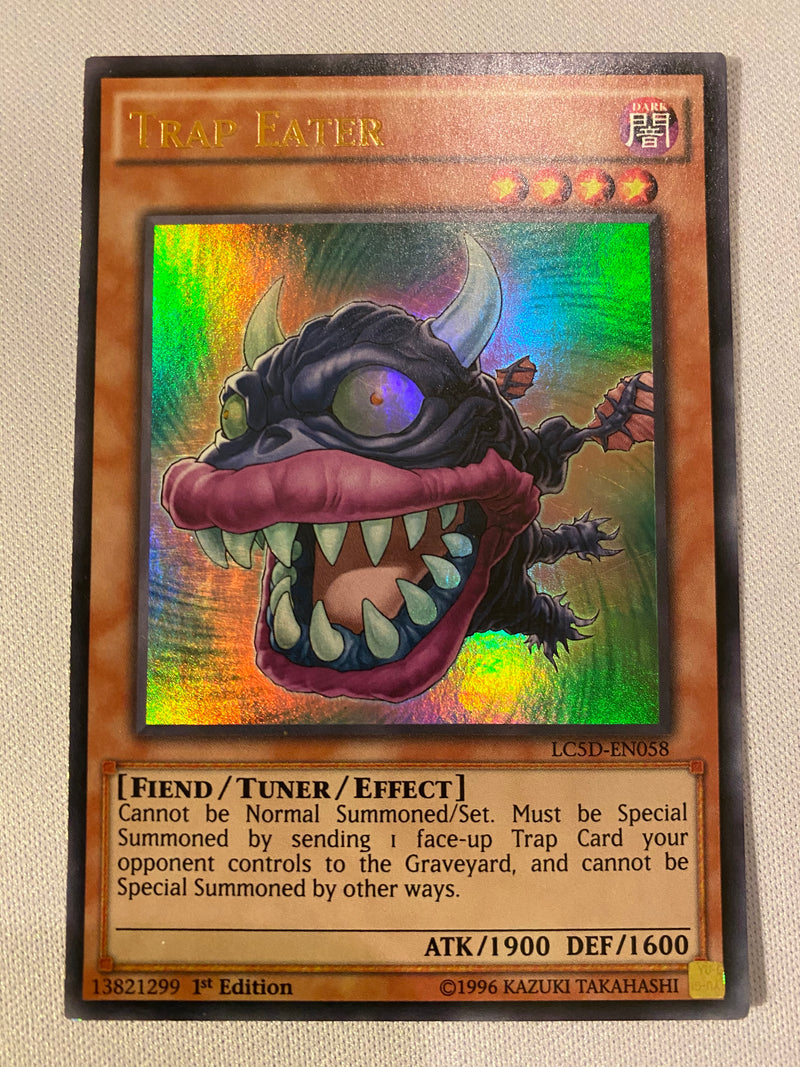 Yugioh Trap Eater LC5D-EN058 Ultra Rare 1st Edition Near Mint Yugioh Trap Eater LC5D-EN058 Ultra Rare 1st Edition Near Mint
