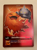Digimon TCG DemiMeramon Alt Art Promo  BT6-001 Holo Naer Mint