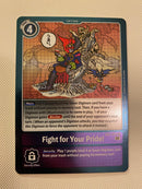 Digimon TCG Fight For Your Pride! English EX1-070 Rare Naer Mint