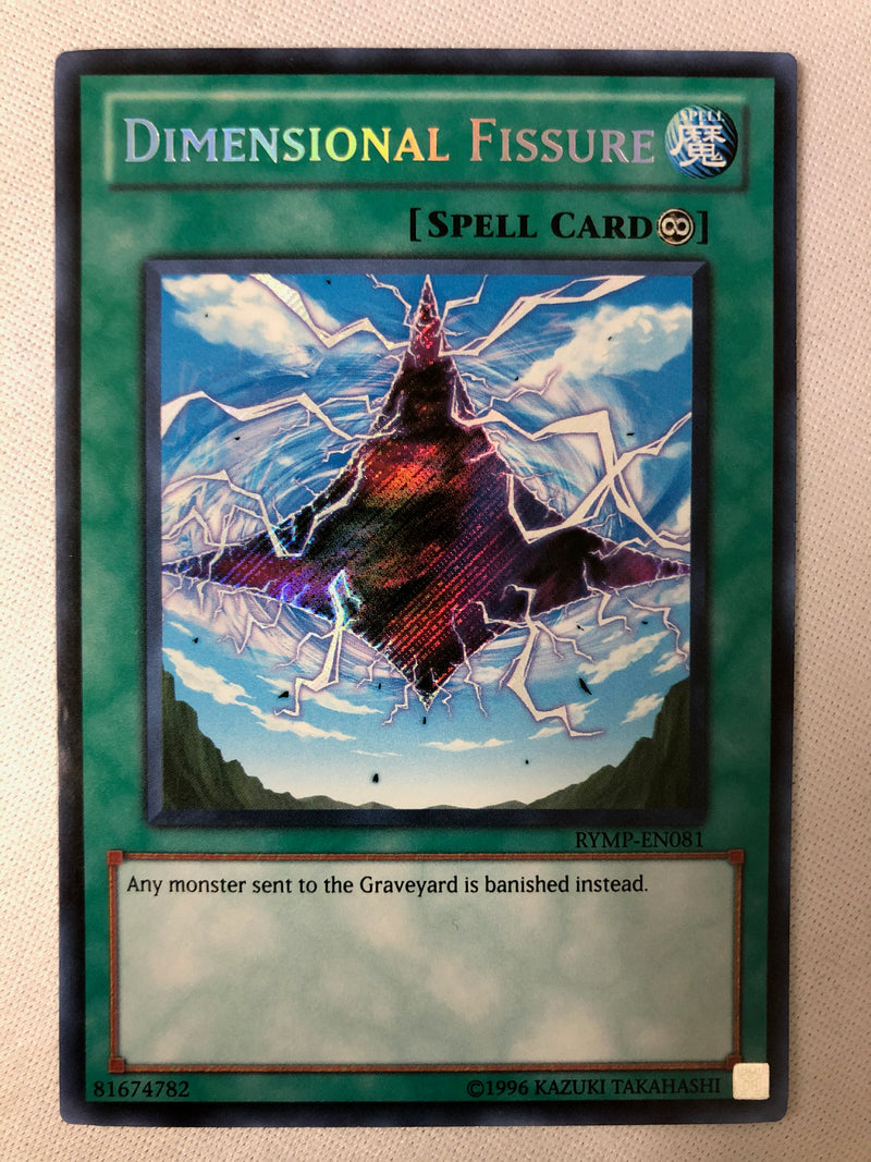 Yugioh Dimensional Fissure RYMP-EN081 Secret Rare 1st Edition NM