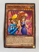 Yugioh Toon Gemini Elf  BP03-EN014  1st Edition ShatterFoil Near Mint