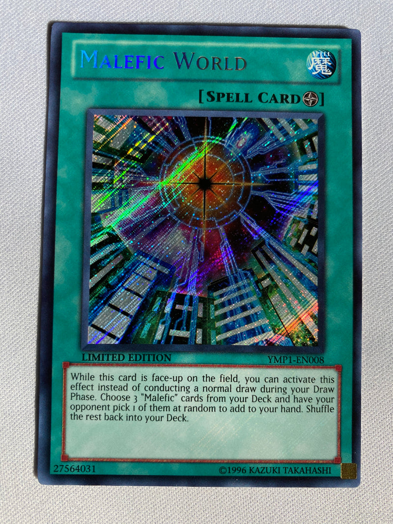 Yugioh Malefic World YMP1-EN008 Secret Rare Limited Edition Near Mint Yugioh Malefic World YMP1-EN008 Secret Rare Limited Edition Near Mint