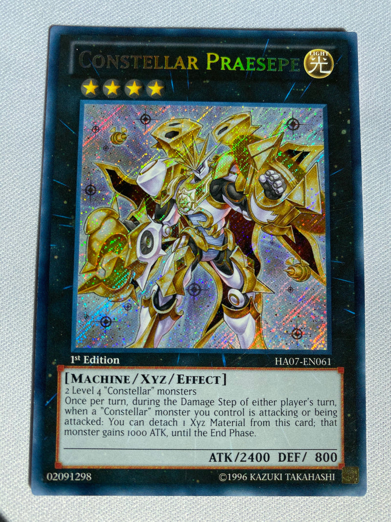 Yugioh Constellar Praesepe  HA07-EN061 1st Edition  Secret Rare  Near Mint