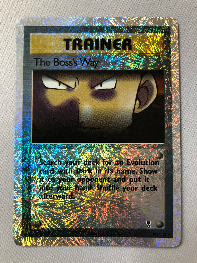 The Boss's Way 105/110 Reverse Holo Legenedary Collection Pokemon Card Near Mint