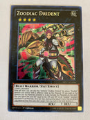 Yugioh Zoodiac Drident  MP17-EN208 1st Edition Secret Rare Near Mint