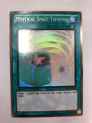 Yugioh Mystical Space Typhoon GLD5-EN038 Misprint Ghost Rare Limited Edition Near Mint