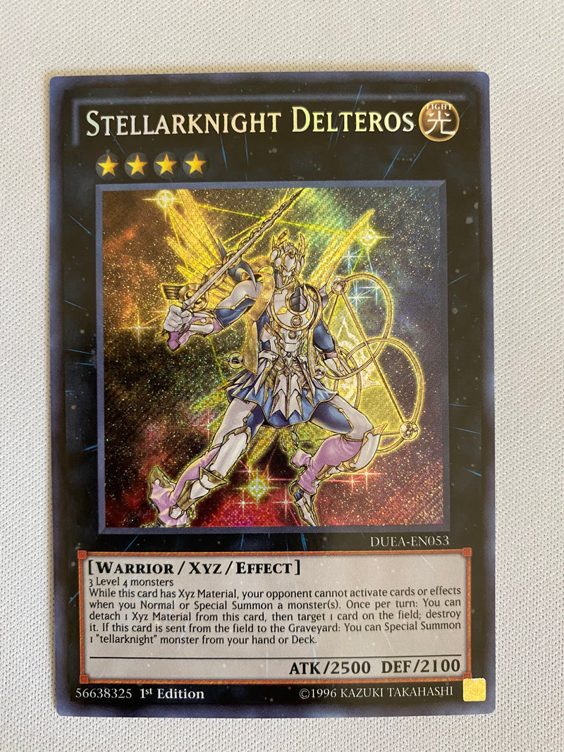 yugioh stellarknight deck Yugioh Stellarknight Delteros DUEA-EN053 Secret Rare 1st Edition Near