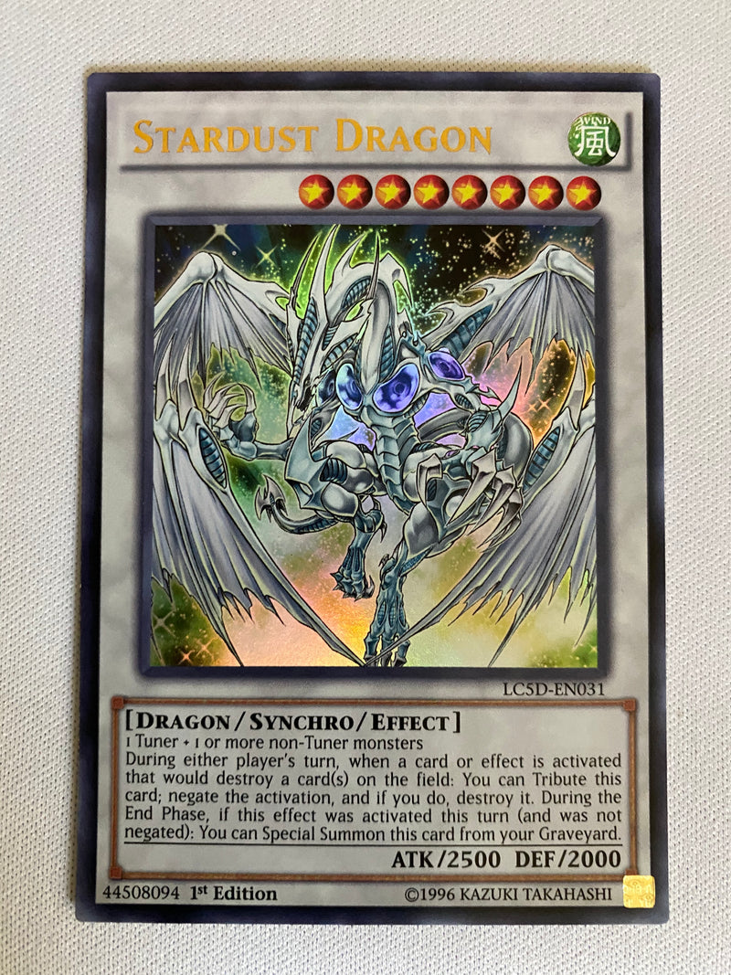Yugioh Stardust Dragon LC5D-EN031 Common 1st Edition Near Mint
