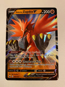 Galarian Zapdos V Ultra Rare - 080/198 Chilling Reign Pokemon Card Naer Mint