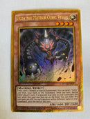 Yugioh Duza The Meteor Cubic Vessel MVP1-ENGV1  Limited Edition Gold Secret Rare  NM