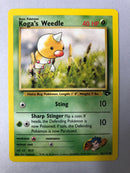 Koga's Weedle  82/132 Common Pokemon Card Near Mint