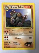Brock's Golem 20/132 Gym Challenge Rare Pokemon Card NM
