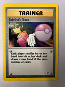 Trainer Sabrina's Gaze 125/132 Common Pokemon Card Near Mint