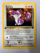Rattata 66/82 1st Edition Team Rocket Common Pokemon Card NM
