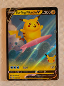 Surfing Pikachu V  008/025 Pokemon Card Near Mint