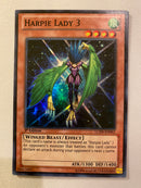 Yugioh Harpie Lady 3  LCJW-EN092  Super Rare  1st Edition Near Mint
