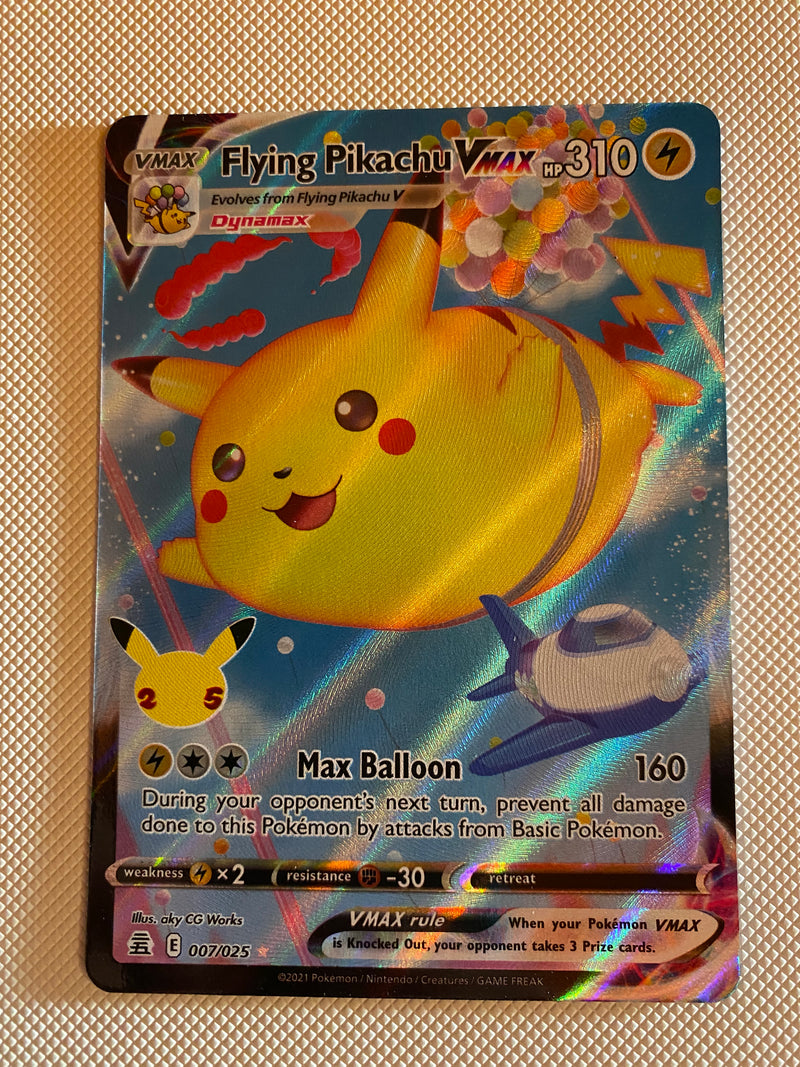 Flying Pikachu VMAX 007/025 Pokemon TCG Celebrations  Near Mint
