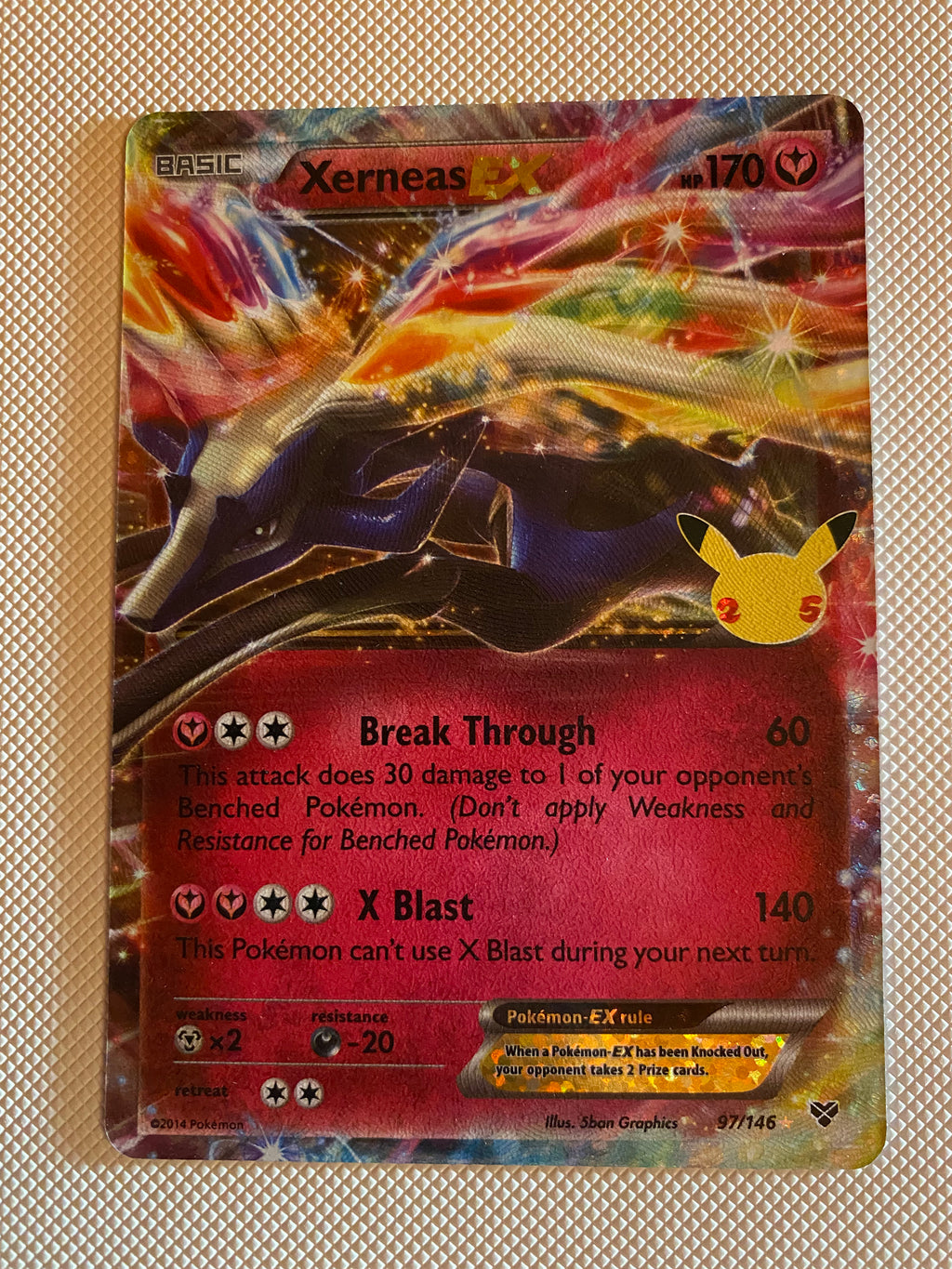 xerneas ex pokemon card price Xerneas EX Celebrations: 97/146 Holo Ultra Rare Pokemon Card Naer Mint