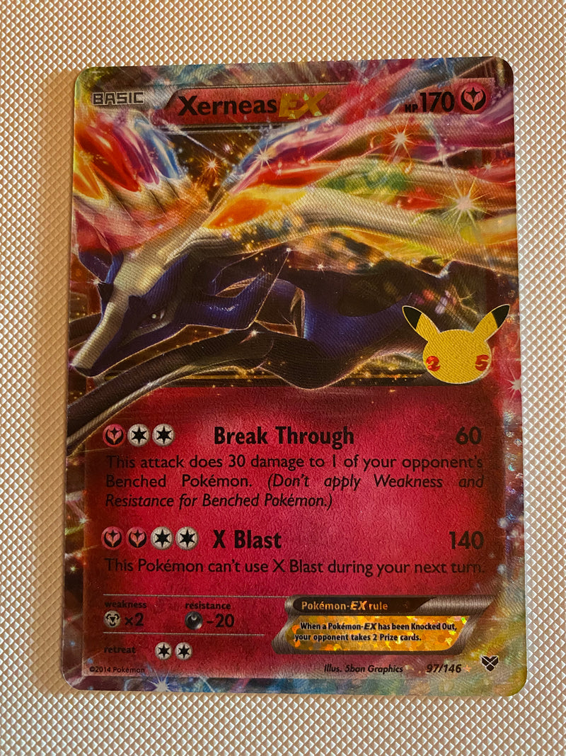 Xerneas EX Celebrations: 97/146 Holo Ultra Rare Pokemon Card Naer Mint Xerneas EX Celebrations: 97/146 Holo Ultra Rare Pokemon Card Naer Mint