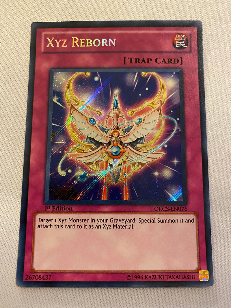 Yugioh Xyz Reborn ORCS-EN076 Secret Rare 1st Edition Near Mint
