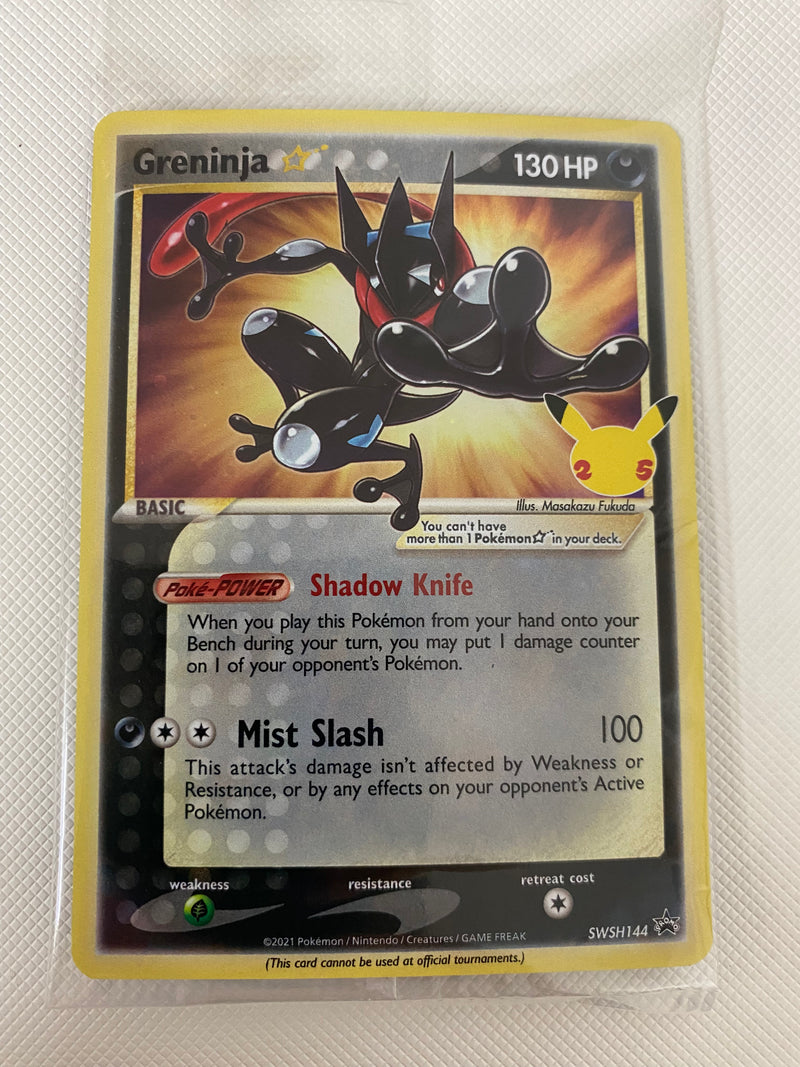 Greninja Star - SWSH: Sword & Shield Promo Cards (SWSD)