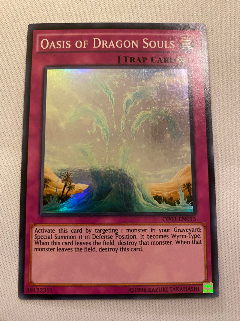 Yugioh Oasis of Dragon Souls  OP03-EN013  Super Rare  Unlimited NM