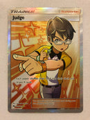 Judge 209/214 Full Art Holo Ultra Rare Pokemon Card Near Mint