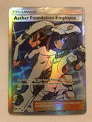 Aether Foundation Employee SV81/SV94 Hidden Fates Holo Rare Pokemon Card NM