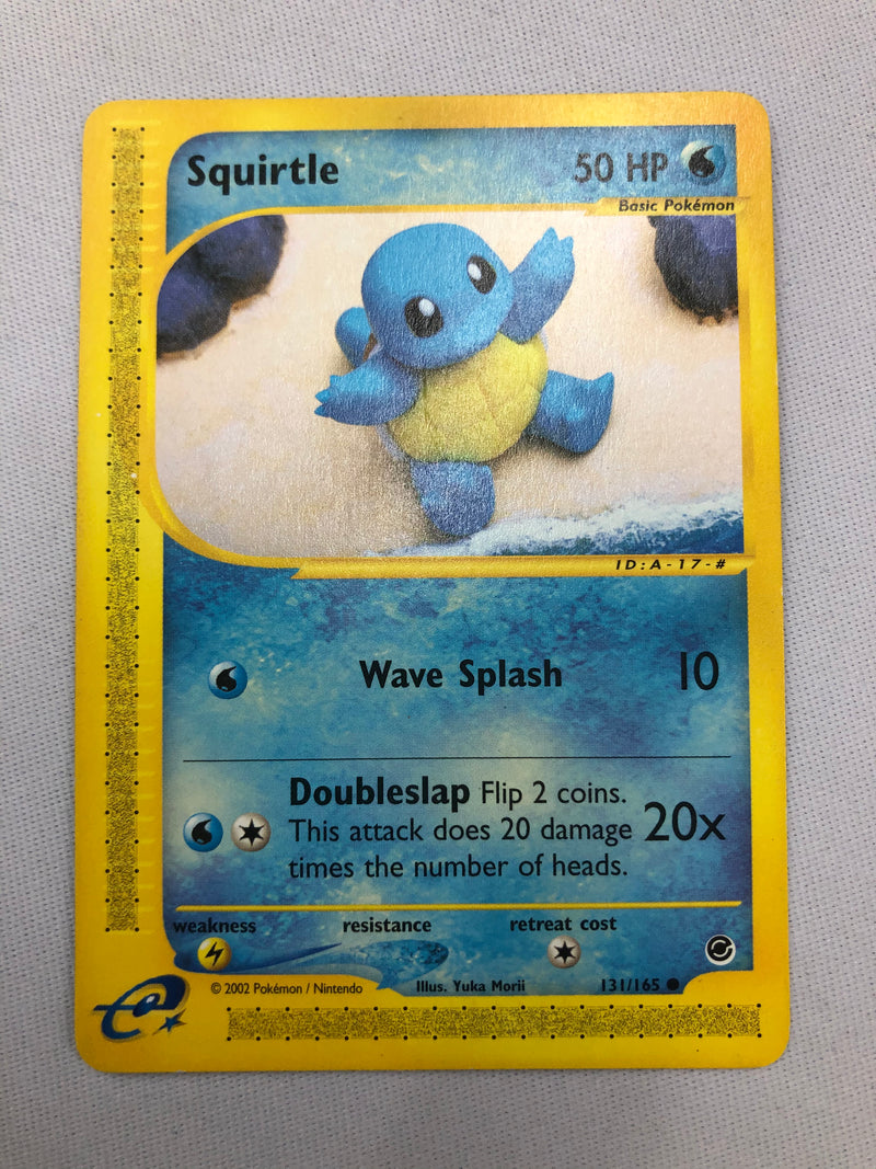 Squirtle 131/165 Common Expedition Pokemon Card Near Mint