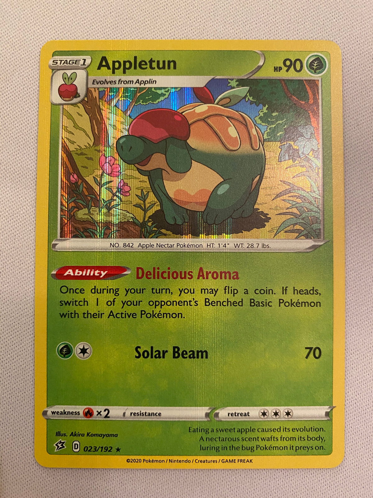 Appletun 023/192 Holo Rare Pokemon Card Near Mint Appletun 023/192 Holo Rare Pokemon Card Near Mint
