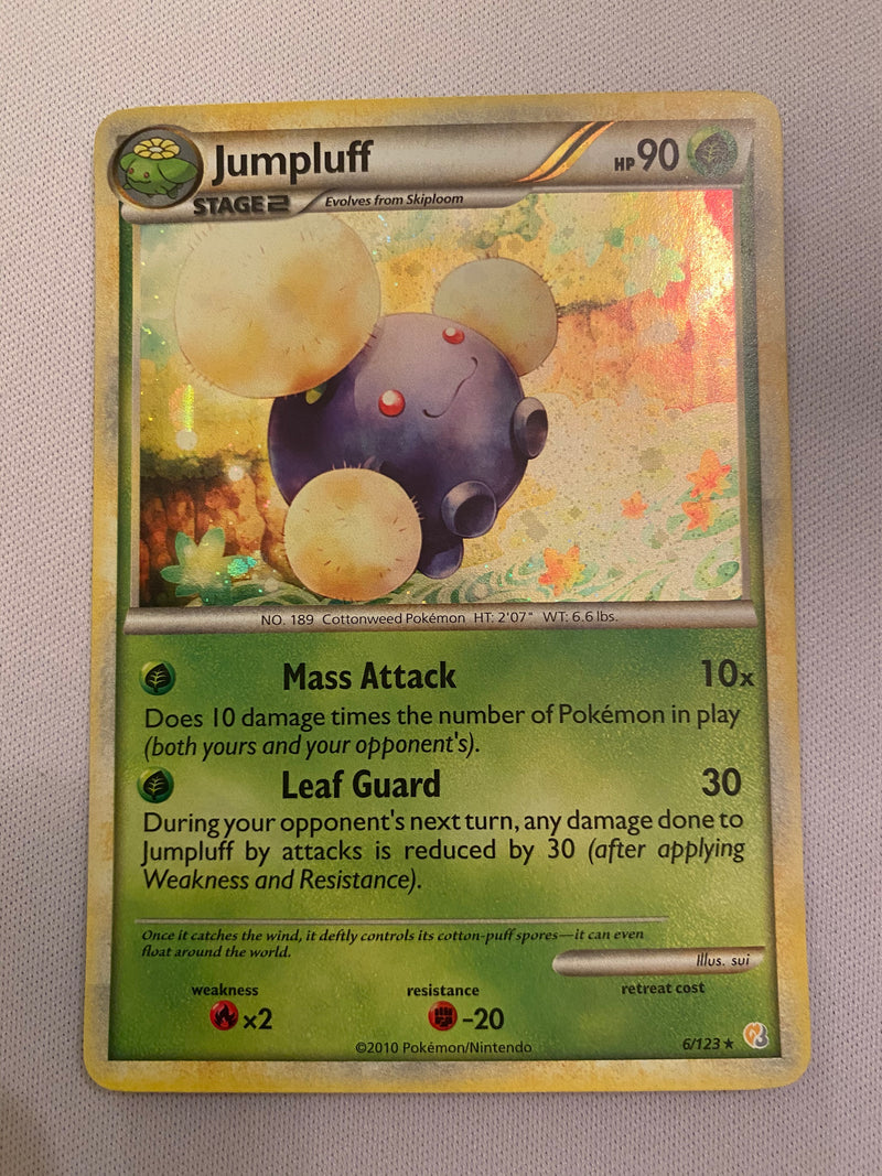 Jumpluff  6/123  Holo Rare Pokemon Card Near Mint