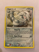 Pokemon Aggron 1/123  Rare Holo Pokemon Card  Near Mint