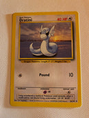 Dratini 26/102 Base Set Uncommon Unlimited Vintage Pokemon Card NM