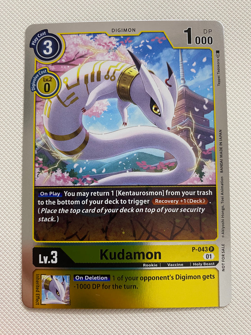 Digimon TCG Kudamon P-043 Holo Rare Near Mint