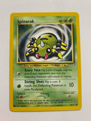 Spinarak  75/111 Neo Genesis Unlimited Common Pokemon Card Naer Mint