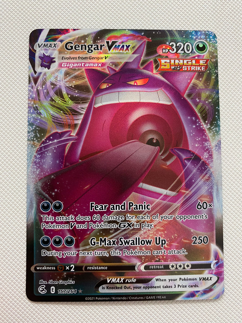 pokemon cards gengar vmax 2021 High Class Deck Japanese Ultra Rare #1 PSA Authenticated 10 Card Preserved in a tamper Full Art/Gengar Vmax (020) 2021