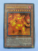 Yugioh Infernal Flame Emperor - SD3-EN001  Ultra Rare 1st Edition Near Mint