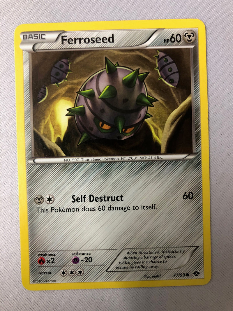 Ferroseed 77/99 Next Destinies Common Non Holo Pokemon Card NM