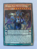Yugioh Mythical Beast Master Cerberus EXFO-EN027 Secret Rare Near Mint
