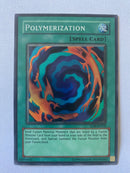 Yugioh Polymerization  LOB-EN059 Unlimited Super Rare Near Mint