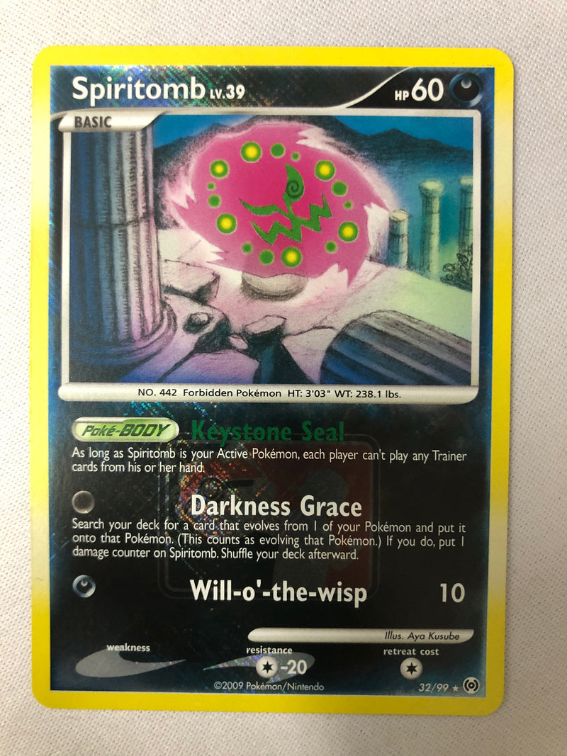 Spiritomb LV.39 32/99 League Promo Reverse Holo Pokemon Card NM Spiritomb LV.39 32/99 League Promo Reverse Holo Pokemon Card NM
