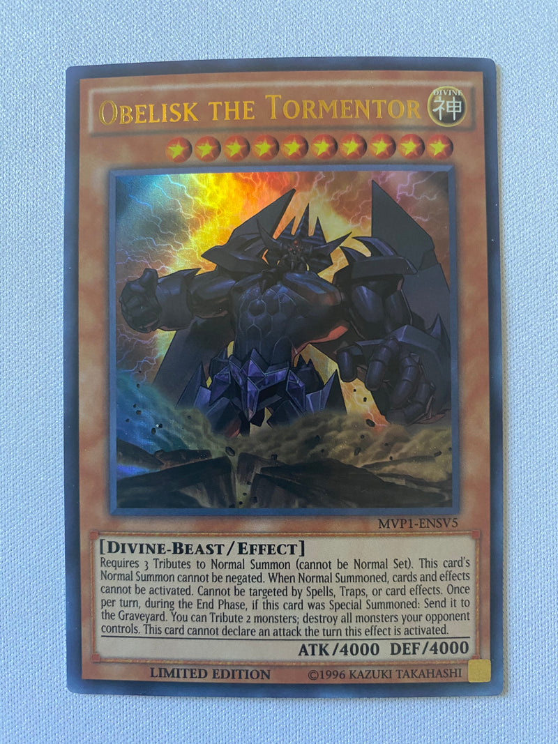 Yugioh Obelisk the Tormentor MVP1-ENSV5 Ultra Rare Limited Edition  NM