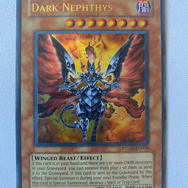 yugioh nephthys cards Yugioh Dark Nephthys PTDN-EN018 1st Edition Ultra Rare Near Mint