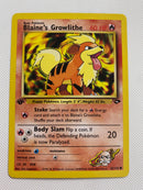 Blaine's Growlithe 62/132 Pokemon Card Gym Challenge 1st Edition Common NM
