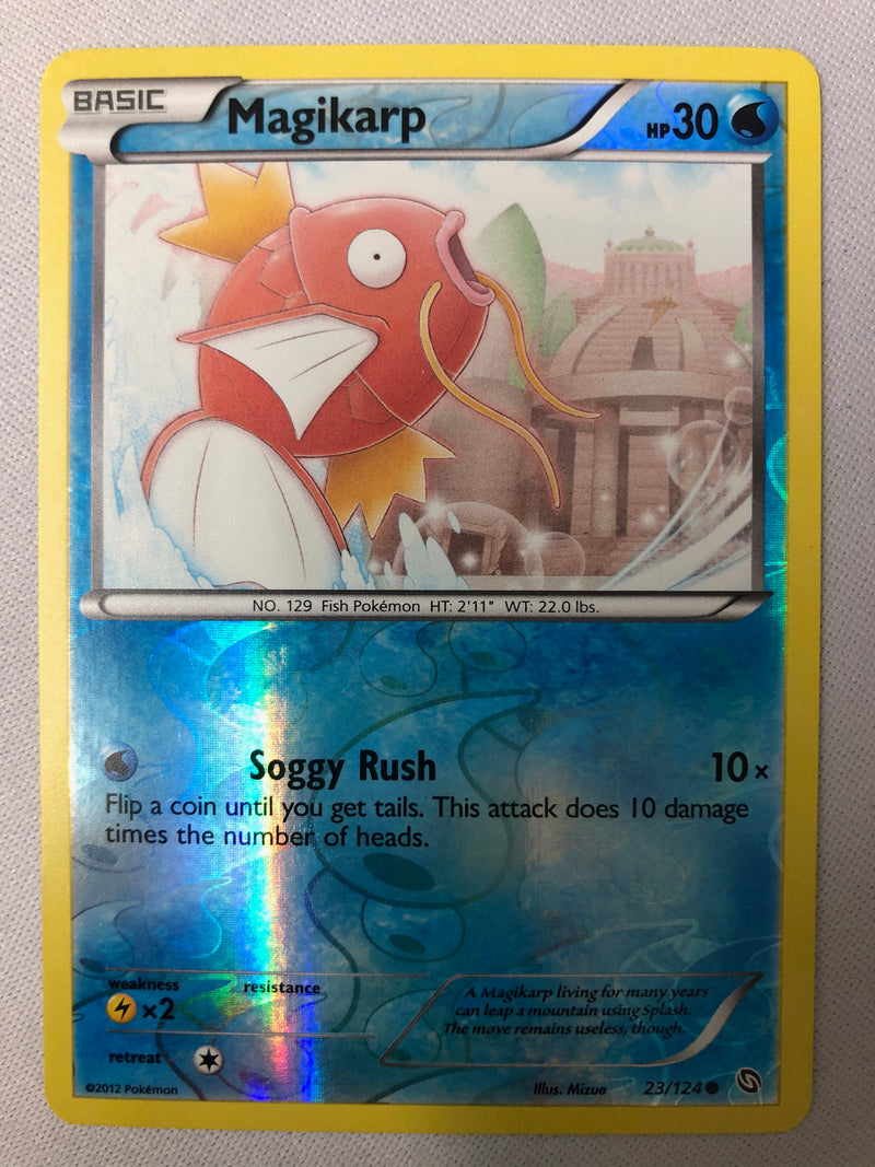 Magikarp 23/124 Black & White Common Reverse Holo Pokemon Card NM