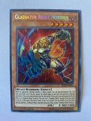 Yugioh Gladiator Beast Noxious BLLR-EN021 1st Edition Secret Rare NM