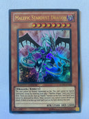 Yugioh Malefic Stardust Dragon JUMP-EN043  Limited Edition  Ultra Rare NM